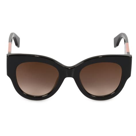 fendi black cat eye sunglasses